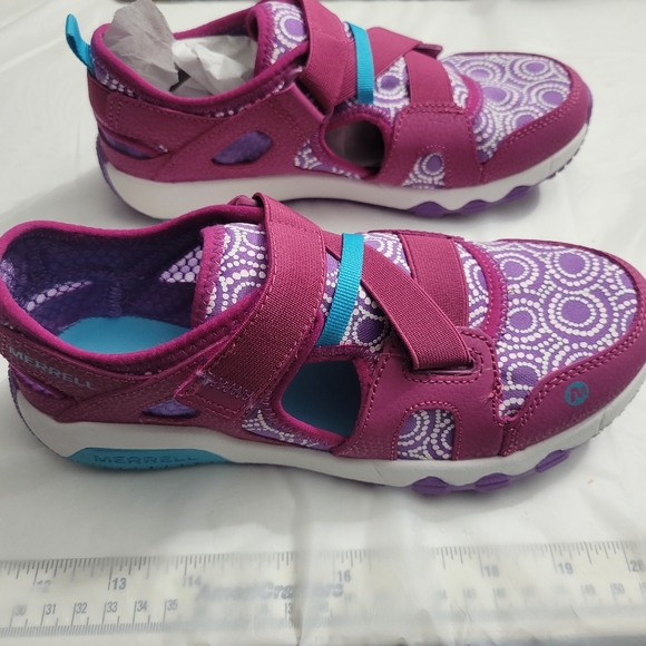 Merrell Hydro Free Roam Chrom Monarch Girls Size 4M - Picture 10 of 12